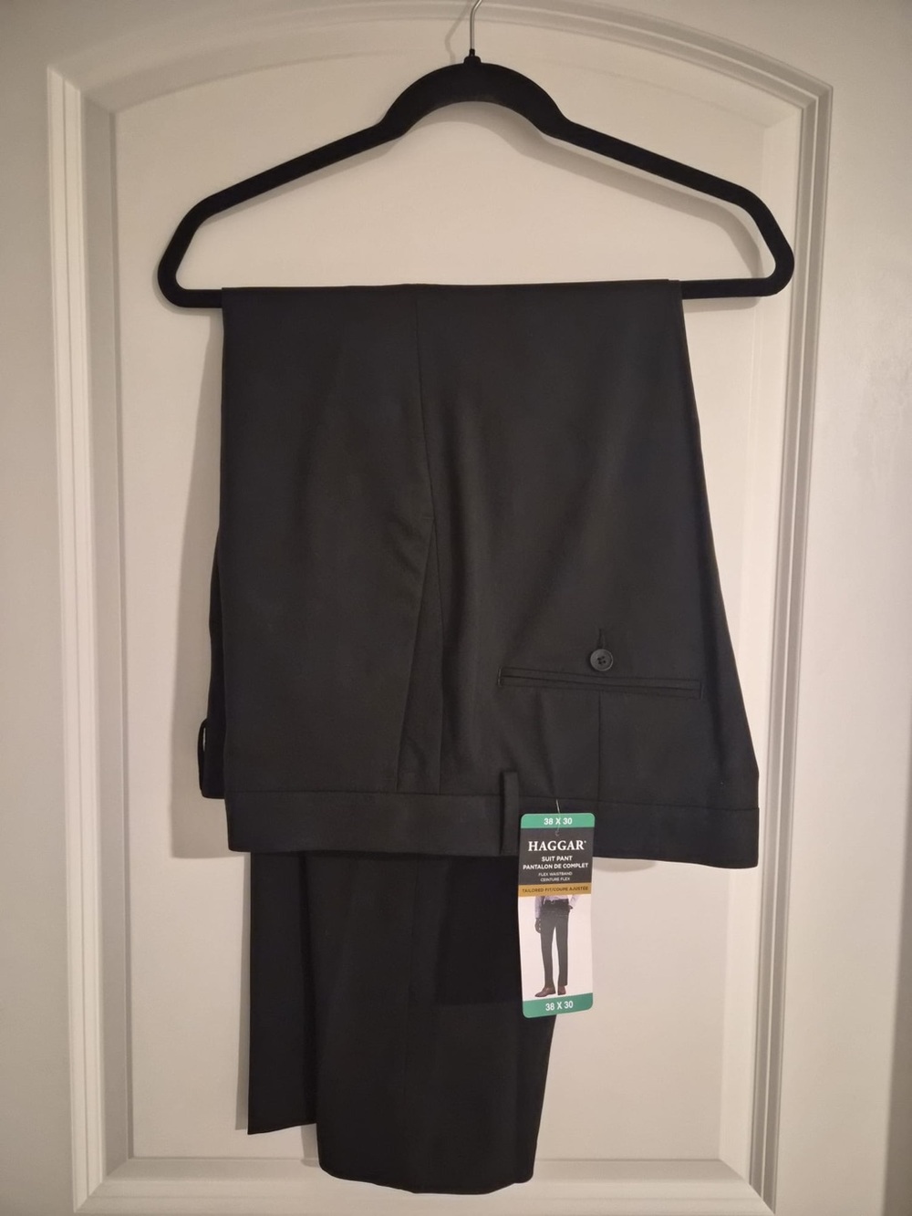 Haggar Men's Charcoal Dress Pants - 38 x 30